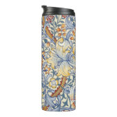 William Morris Gold Lily Victorian Wallpaper Thermosbeker (Geroteerd rechts)