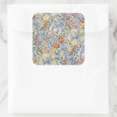 William Morris Gold Lily Victorian Wallpaper Vierkante Sticker (Tas)