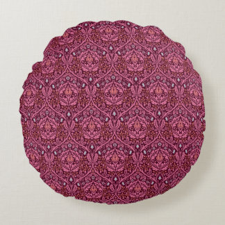 William Morris Golden Bough in Plum Rond Kussen