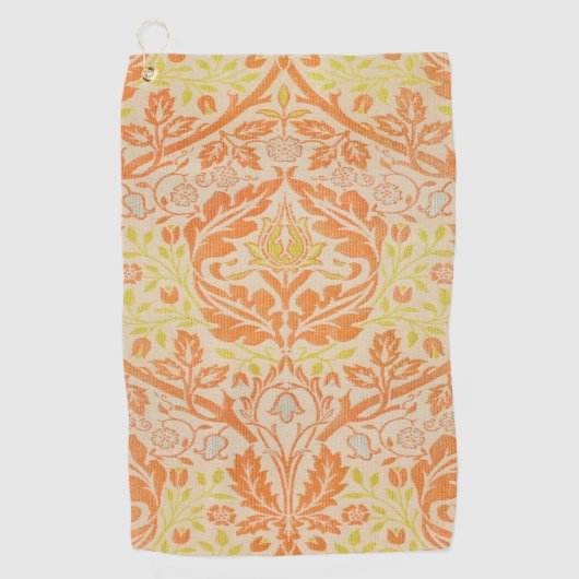 William Morris Golden Bough Tapestry Pattern Golfhanddoek (Voorkant)