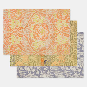 William Morris Golden Bough Tapestry Pattern Inpakpapier Vel
