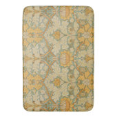 William Morris Golden Floral Design Badmat (Voorkant Verticaal)
