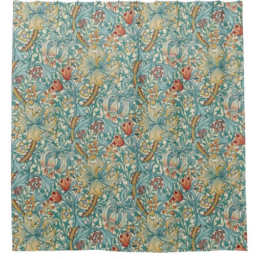 William Morris "Golden Lily" 3 Douchegordijn (Voorkant)