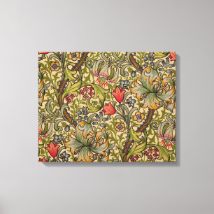 William Morris Golden Lily Antiek Canvas Afdruk