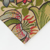 William Morris Golden Lily Antiek Fleece Deken (Hoek)