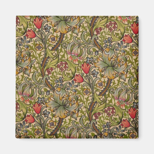 William Morris Golden Lily Antiek Magneet (Voorkant)