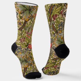 William Morris Golden Lily Antiek Sokken