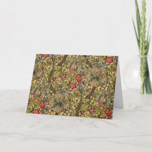 William Morris Golden Lily Antieke Bloempatroon Kaart
