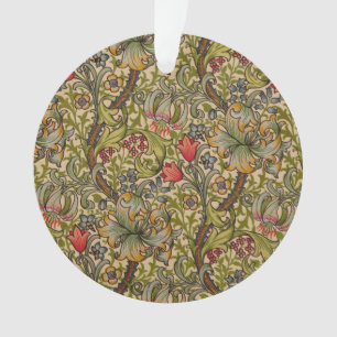 William Morris Golden Lily Antieke Bloempatroon Ornament