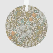William Morris Golden Lily Bleu Or Classique (dos)
