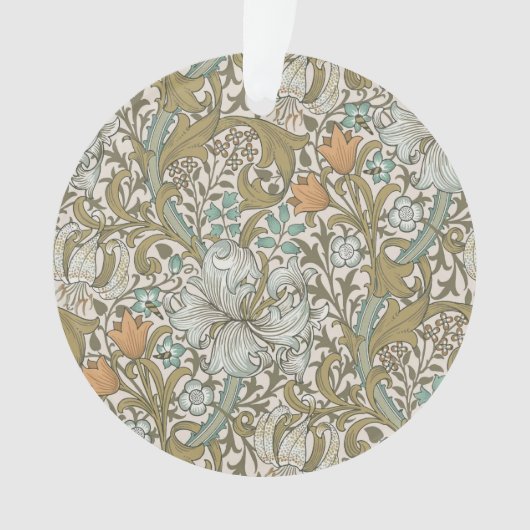 William Morris Golden Lily Bleu Or Classique (devant)