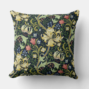 William Morris Golden Lily Bloemen Patroon Kussen