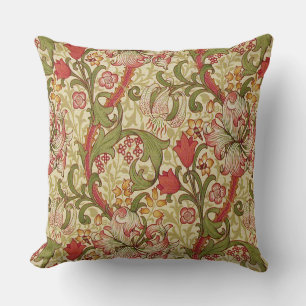 William Morris Golden Lily Bloemen Patroon Kussen