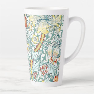William Morris Golden Lily Bloemen Patroon Latte Mok