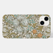 William Morris Golden Lily Blue Gold Classic Case-Mate iPhone Case (Achterkant (horizontaal))