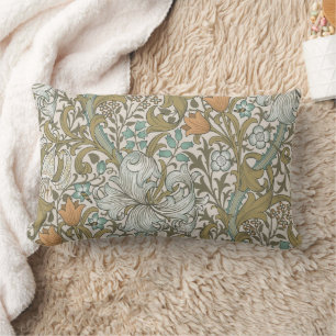 William Morris Golden Lily Blue Gold Classic Kussen