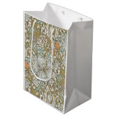 William Morris Golden Lily Blue Gold Classic Medium Cadeauzakje (Voorkant Gekanteld)
