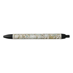 William Morris Golden Lily Blue Gold Classic Zwarte Inkt Pen