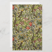 William Morris Golden Lily Briefpapier (Voorkant / Achterkant)