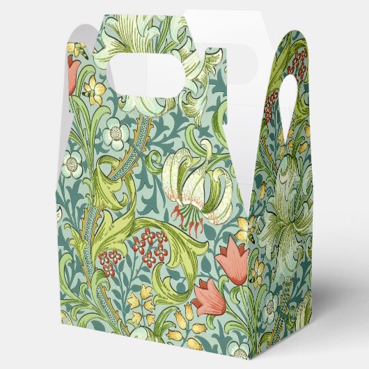 William Morris Golden Lily Floral Design Bedankdoosjes (Geopend)