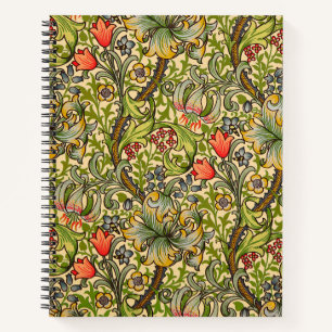 William Morris Golden Lily  Floral Design Notitieboek