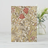 William Morris Golden Lily Kaart (Staand voorkant)