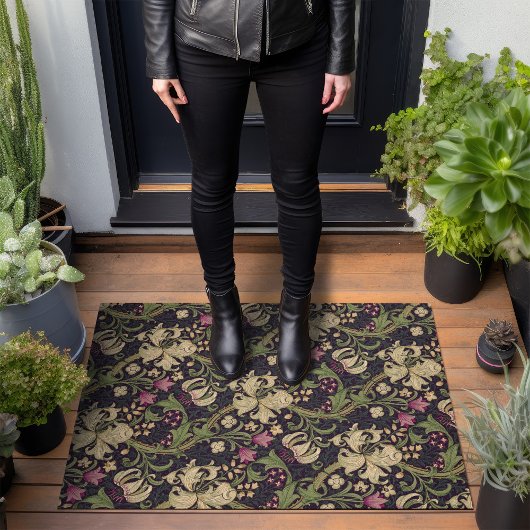 William Morris Golden Lily  Patroon Deurmat