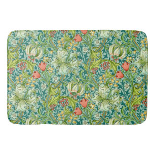 William Morris Golden Lily Pattern Badmat