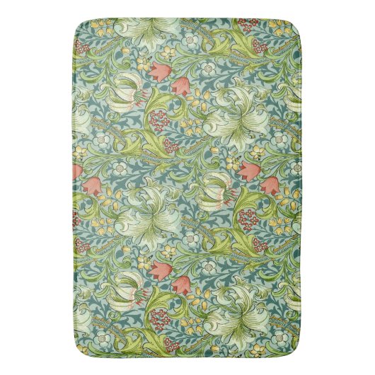 William Morris Golden Lily  Pattern Badmat (Voorkant Verticaal)