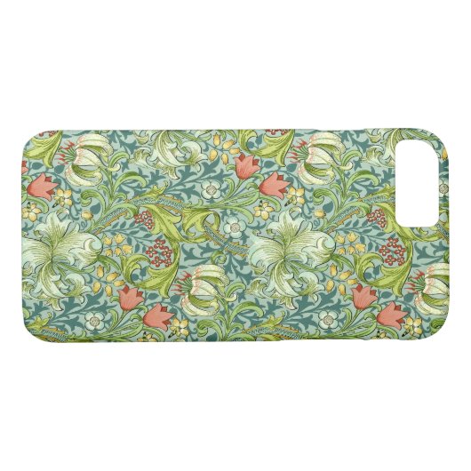 William Morris Golden Lily  Pattern Case-Mate iPhone Case (Achterkant (Horizontaal))