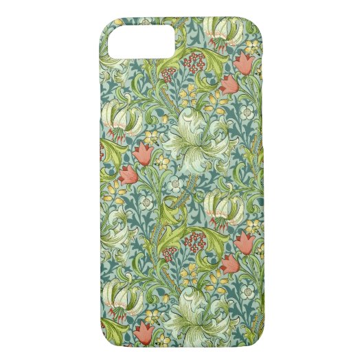 William Morris Golden Lily  Pattern Case-Mate iPhone Case (Achterkant)