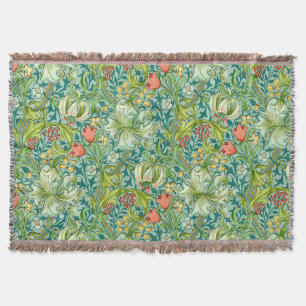 William Morris Golden Lily  Pattern Deken