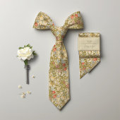 William Morris Golden Lily Pattern Stropdas
