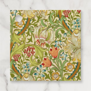William Morris Golden Lily Pre-Raphaelite Bedankjes Labels