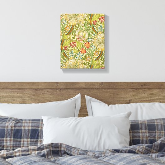 William Morris Golden Lily Pre-Raphaelite Canvas Afdruk (Insitu (Slaapkamer))
