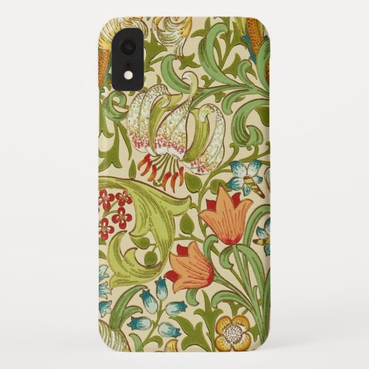 William Morris Golden Lily  Pre-Raphaelite Case-Mate iPhone Case (Achterkant)