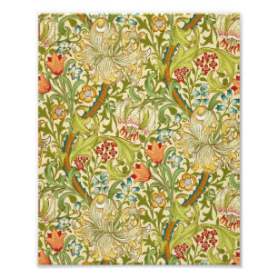 William Morris Golden Lily  Pre-Raphaelite Foto Afdruk