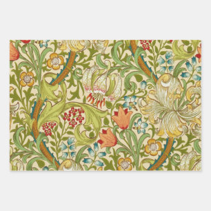 William Morris Golden Lily Pre-Raphaelite Inpakpapier Vel
