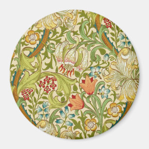 William Morris Golden Lily  Pre-Raphaelite Magneet