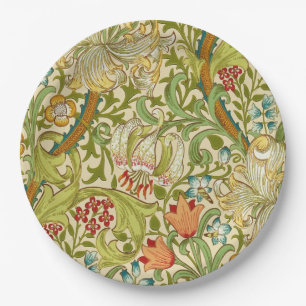 William Morris Golden Lily Pre-Raphaelite Papieren Bordje