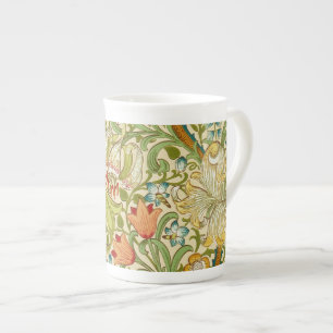 William Morris Golden Lily  Pre-Raphaelite Porselein Kop