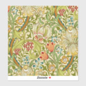 William Morris Golden Lily  Pre-Raphaelite Sticker (Vel)