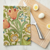 William Morris Golden Lily Pre-Raphaelite Theedoek (Quarter Fold)