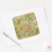 William Morris Golden Lily Pre-Raphaelite Vierkante Sticker (Envelop)