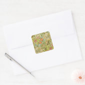 William Morris Golden Lily  Pre-Raphaelite Vierkante Sticker (Envelop)