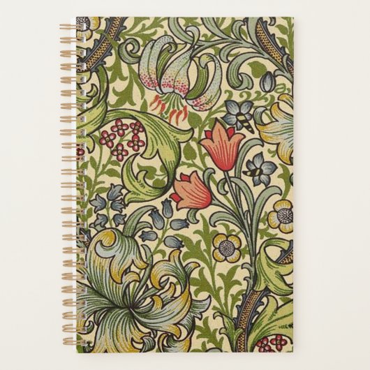 William Morris Golden Lily Restored Pattern Planner (Voorkant)