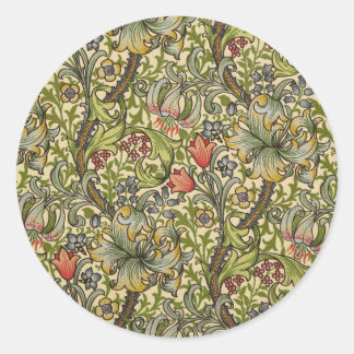 William Morris Golden Lily Ronde Sticker