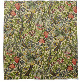 William Morris Golden Lily Shower Curtain Douchegordijn