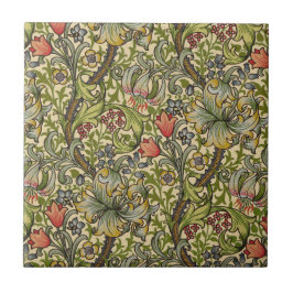William Morris Golden Lily Tegeltje