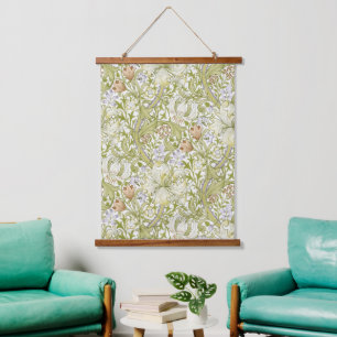 William Morris Golden Lily Tuin Bloem Klassieker Hangend Wandkleed